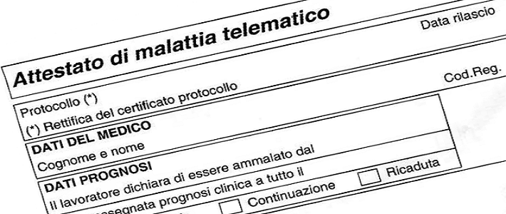 attestazione di malattia del lavoratore dipendente come funziona il certificato di malattia telematico omceo venezia